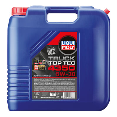 LIQUI MOLY 3786 LIQUI MOLY LM Top Tec Truck 4350 5 W-30 3786 Kanister Kunststoff