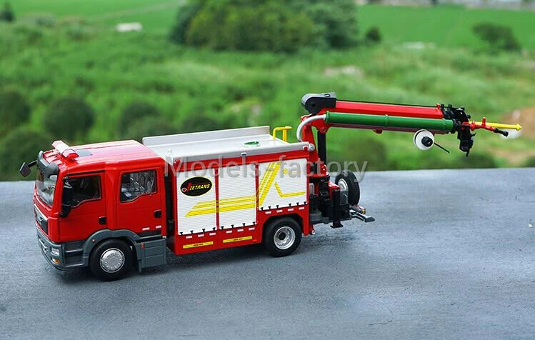 1:43 JIEDA MAN EMERGENCY Fire Rescue Major Diecast Model Toys Car Truck Gifts - Image 4 of 4