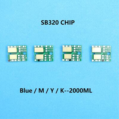 4PC 2000ML SB320 Chip For Mimaki TX500-1800B/TX500-1800DS TX500P-3200DS Printer