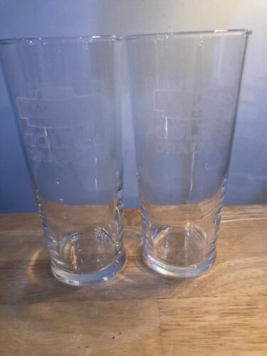 2x Thatchers Cider Nucleated Conical Glass Half Pint 10oz Beer Brand New CE M19