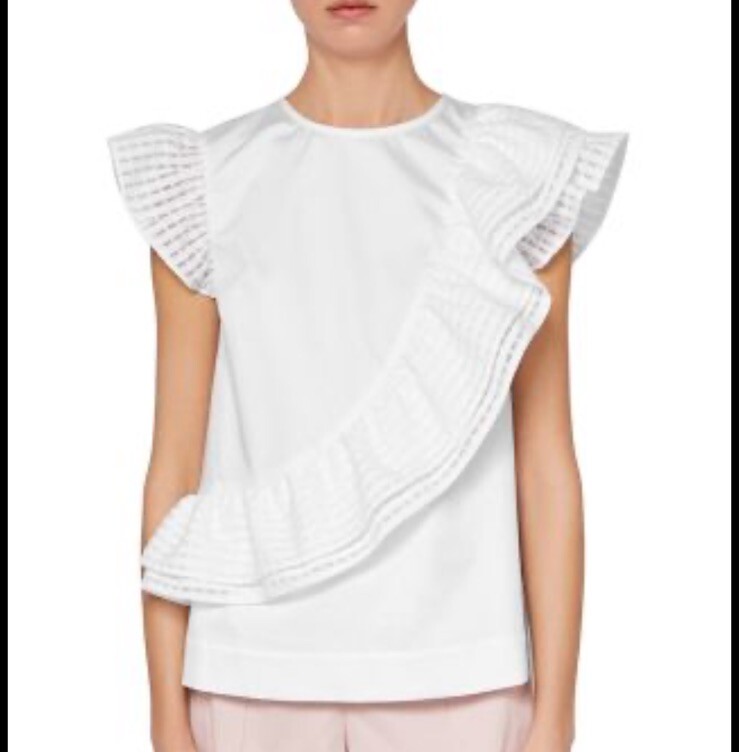 ted baker ruffle blouse