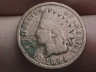 1894 Indian Head Cent Penny, Good/VG Details