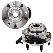 4WD Front Wheel Bearing and Hubs for 1997-2005 Chevy Blazer S10 GMC Jimmy Sonoma