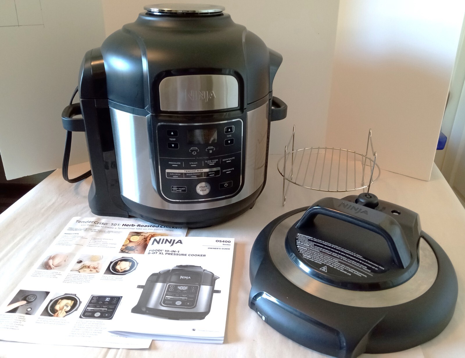 Ninja Foodi 10-in-1, Quart XL Pressure Cooker Air Fryer Multicooker