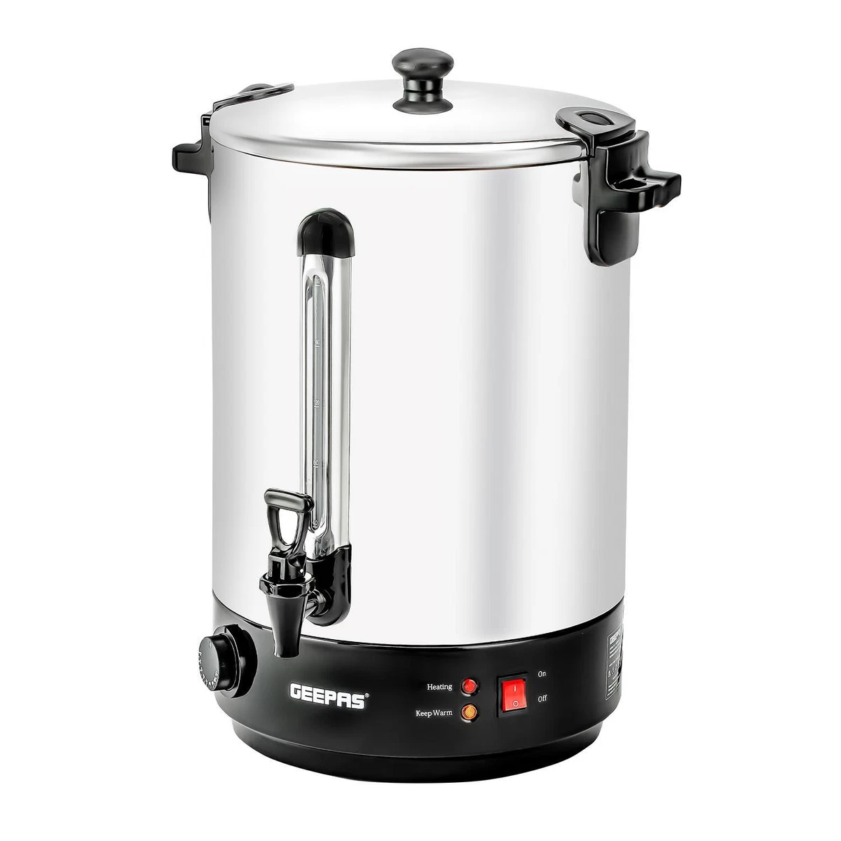 30L Commercial Catering Tea Urn Kitchen Hot Water Boiler Coffee Stainless  Steel