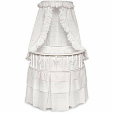 badger basket empress round baby bassinet