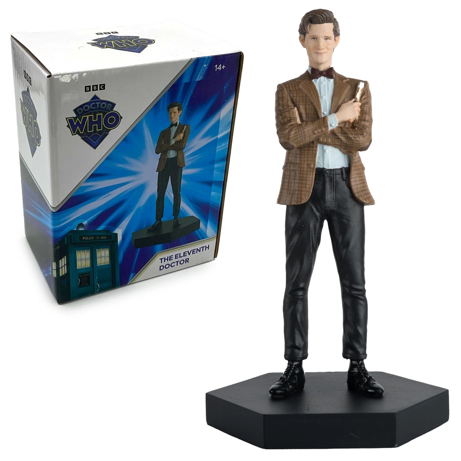 Doctor Who Figurine Collection - Figure #1 - 11th Doctor Who Matt Smith - Hand Painted 1:21 Scale Model - Collector Boxed - Image 2