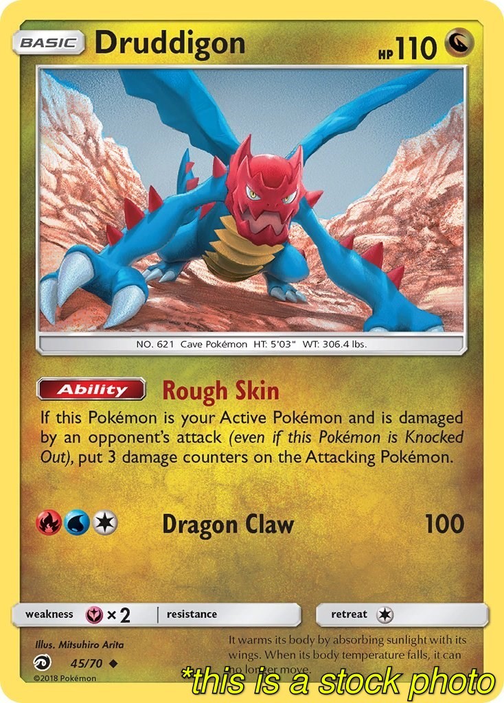 Druddigon Dragon Majesty[DRM - 45/70] Uncommon Lightly Played