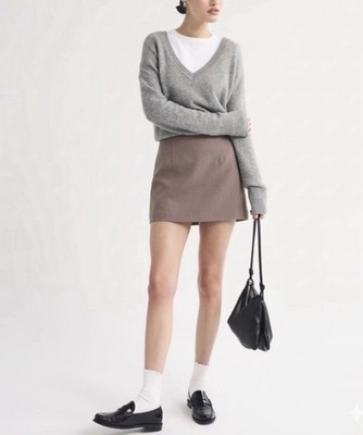 Abercrombie & Fitch Scarlett Mini Skort Ultra High Rise Size Medium Capsule NWT