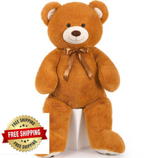 MorisMos 47inch Giant Teddy Bear Stuffed Animal 4ft, Big Teddy Bear Plush for Ba