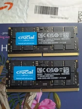 Crucial 32GB (2 x 16GB) 262-Pin DDR5 SO-DIMM DDR5 4800 (PC4 38400) Laptop Memory