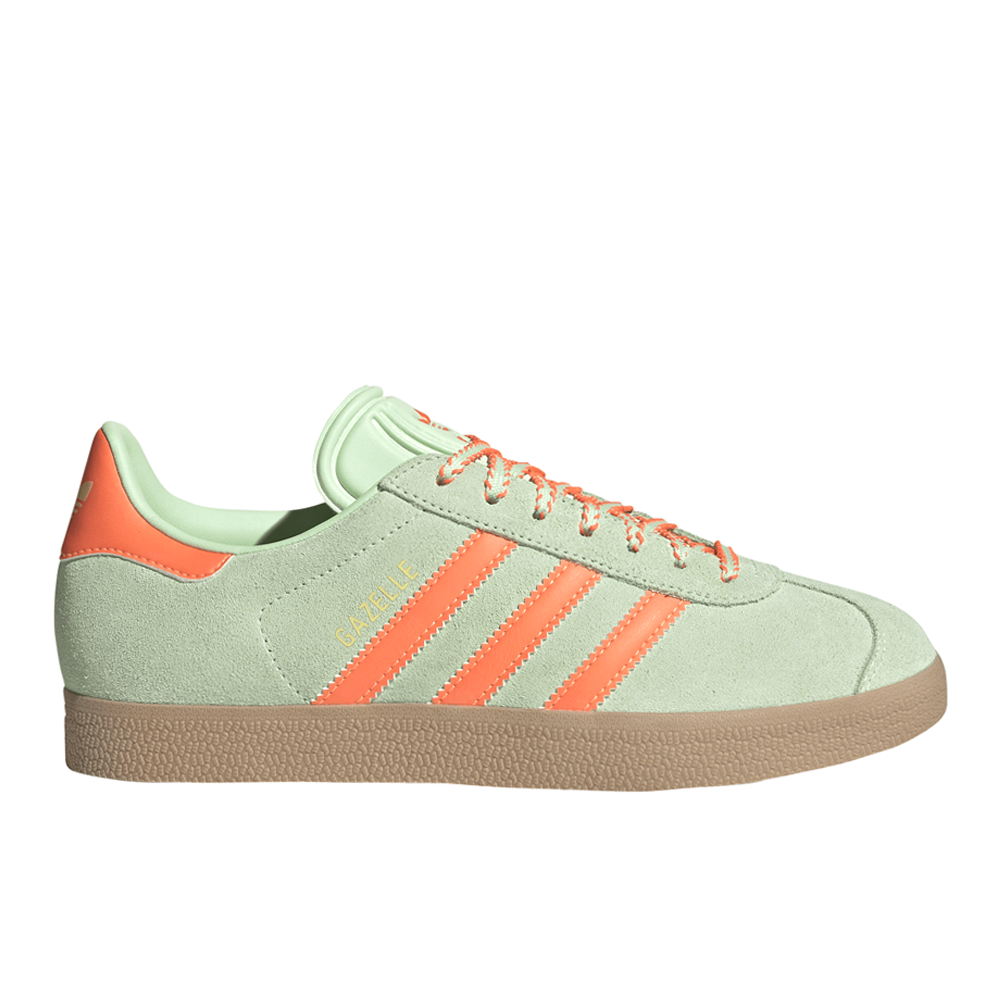 Size 8.5 - adidas Gazelle Green Orange Gum W for sale online | eBay
