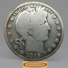 1915-S Barber Silver Half Dollar - #C57068NQ