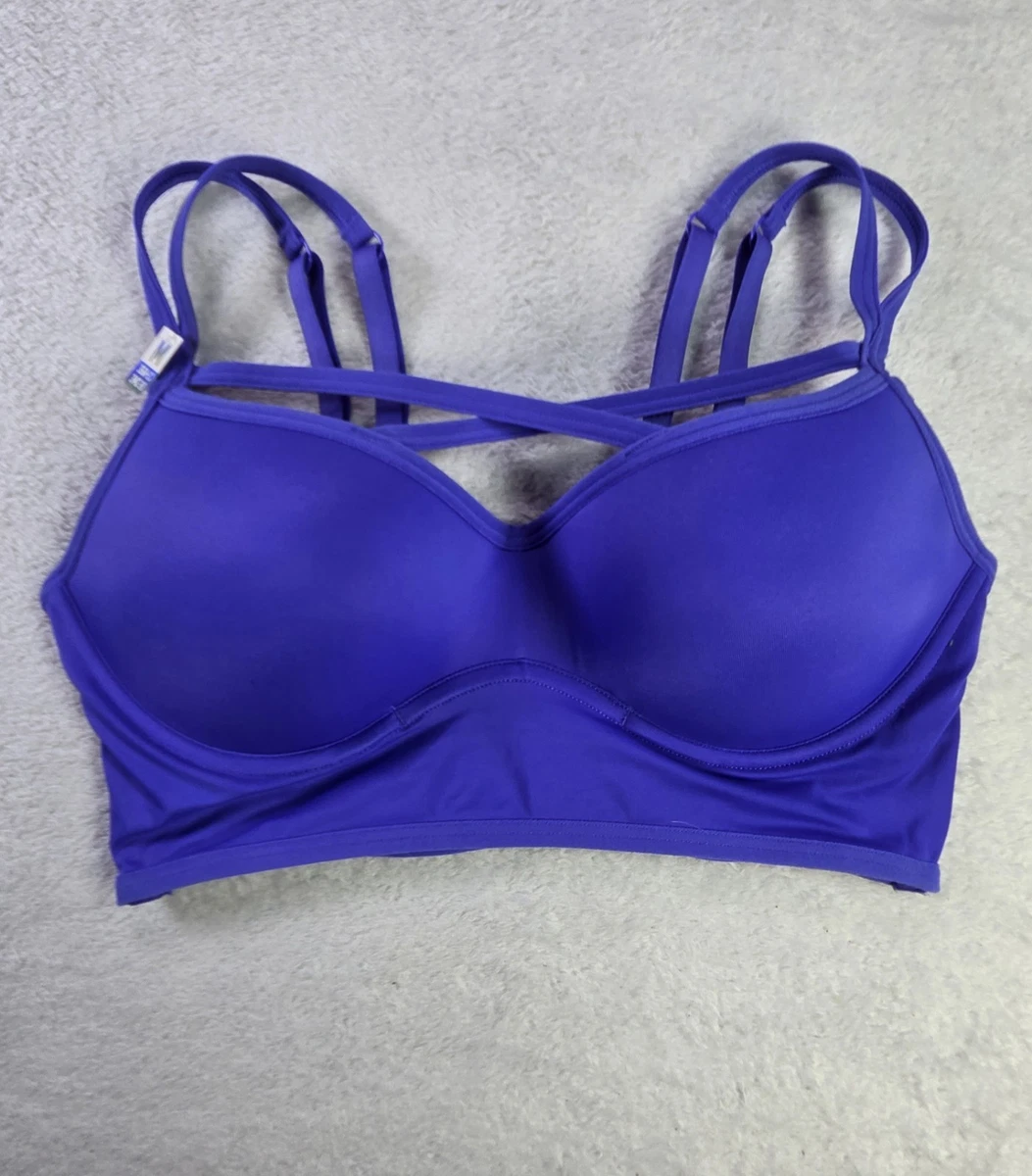 维多利亚的秘密紫色纯色运动文胸| eBay