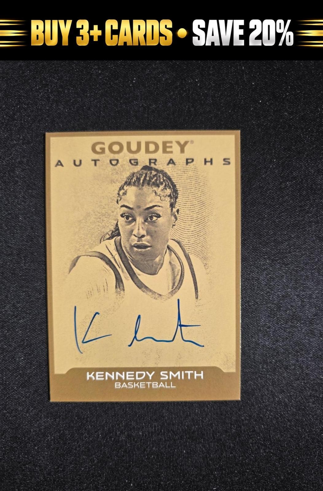 2026 Upper Deck Goodwin Champions Kennedy Smith #GA-KS Goudey Autographs AU