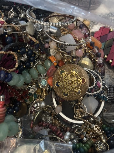 1 LB Mystery Jewelry Lot – Vintage to Modern – Wearable + Craft/Salvage Pieces