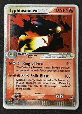 Typhlosion ex 99/100 Sandstorm Holo