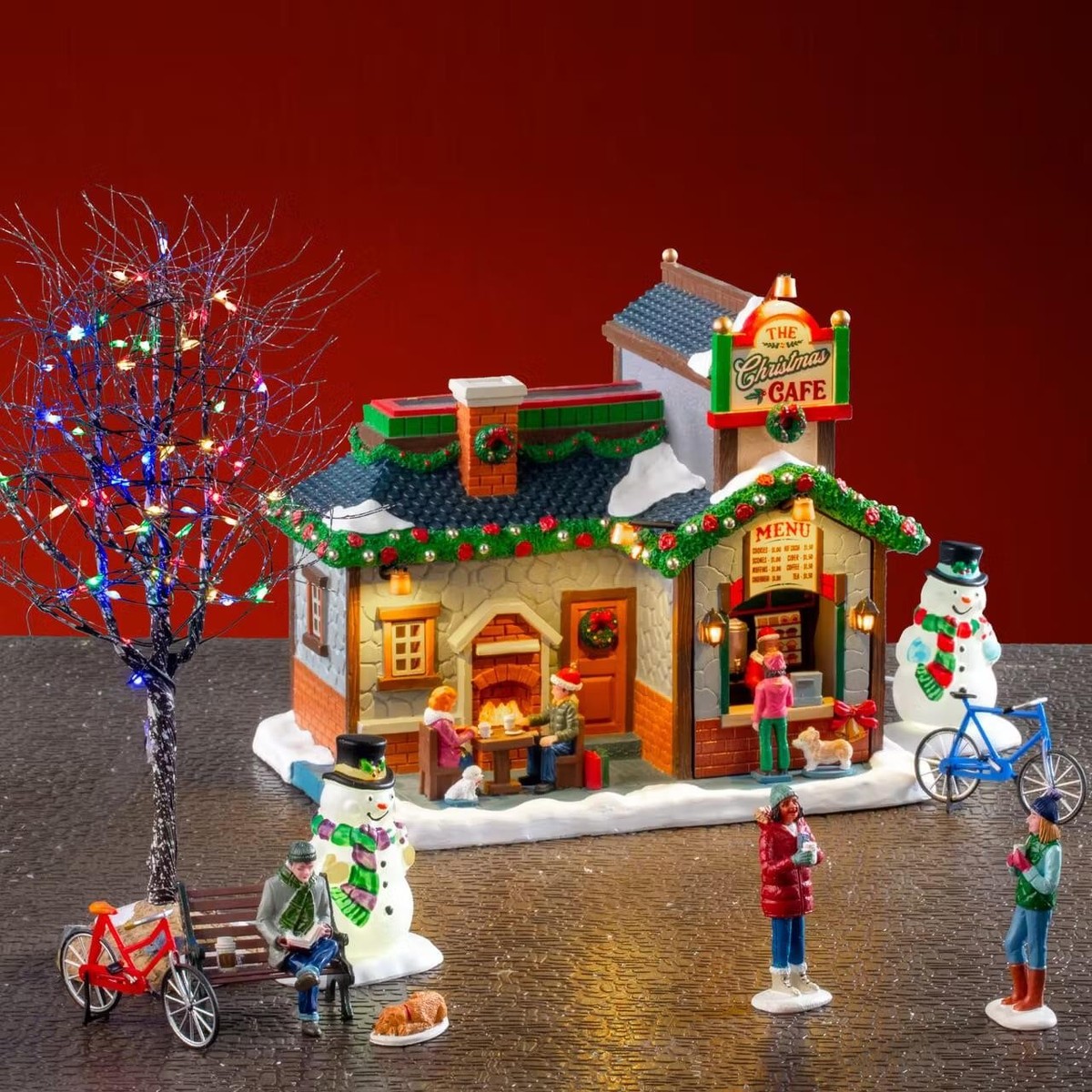 LEMAX- SOGGETTO IDRANTE ANTINCENDIO SET 2 - NATALE NATALIZIO 24986