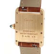 Authentic Cartier Tank LC SM YG W1529856 YG Quartz #270-004-214-6619 4