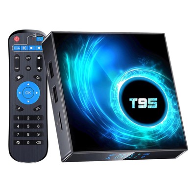 Android Box 100 T95 Android Box 4GB 64GB H616 QuadCore Smart Box Supports 245G W