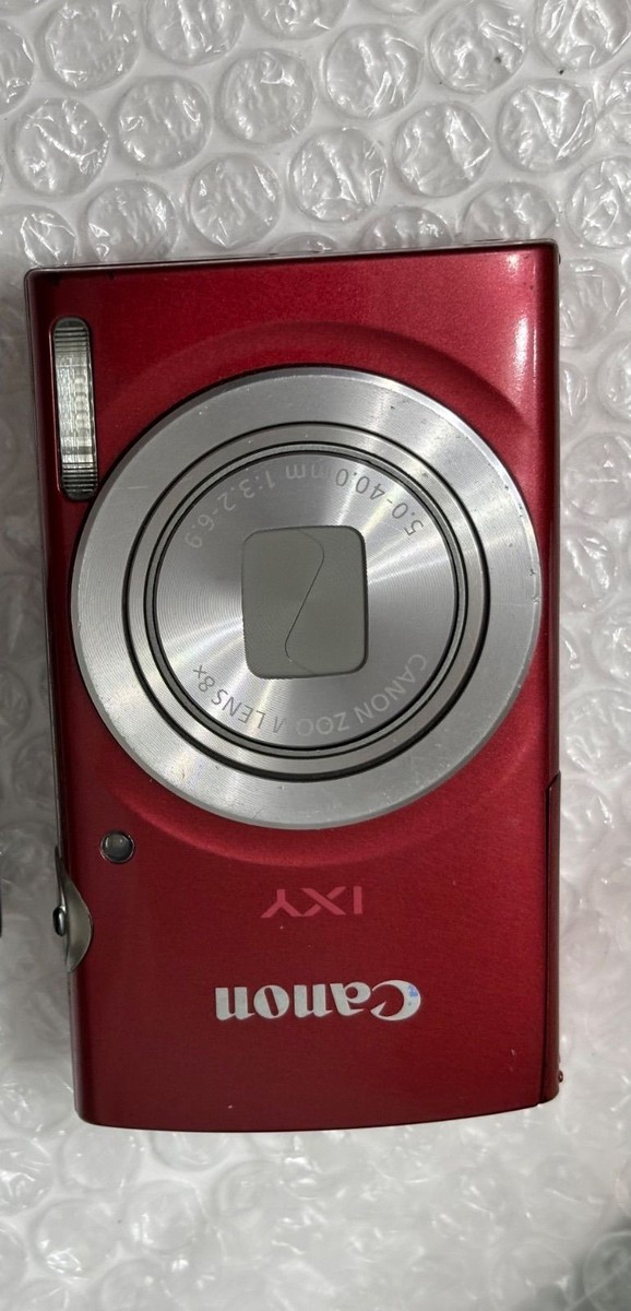 Canon PowerShot IXY 200 ELPH 185 digital Camera 180 20MP Red w