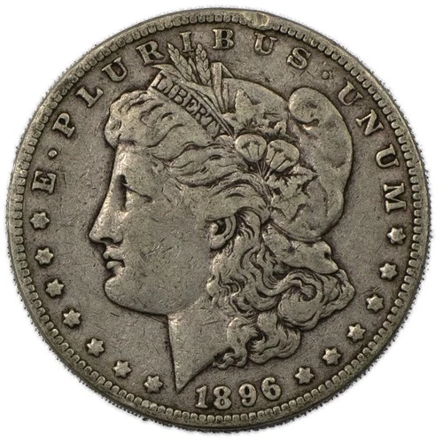 1896-O Morgan Silver Dollar New Orleans Very Fine VF+