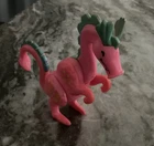 Fisher Price Little People Pink Dragon VTG 1974 Figure  Castle PERFECT BOTH EARS