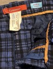 Cartonnier Anthropologie Charlie Blue Plaid Ankle Pants Slim Fit Size 4 Academia — photo 2
