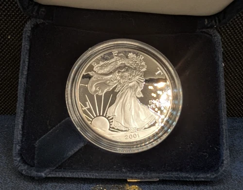 2001-W Proof American Silver Eagle