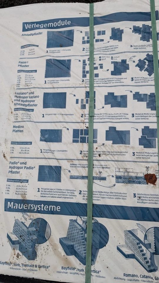 Pflastersteine RINN Laziano color, Beluga grau 8cm, 2 Paletten, Neupreis 46€/qm - Bild 3 von 3