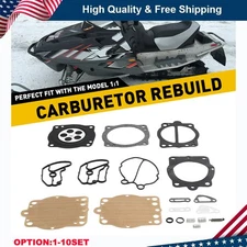 Carburetor Carb Rebuild Repair Kit For Polaris SLT 700 1996-1997 SLTX 1996-1999