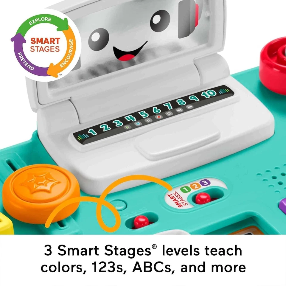 Fisher-Price Laugh & Learn Mix & Learn DJ Table Smart Stages Learning AU Free Sh - image 4 of 4