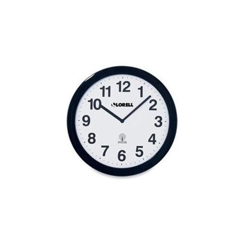 Lorell Radio Controlled Wall Clock - Digital - Quartz - Atomic (LLR60997)