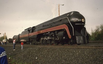 n-w-611-norfolk-western-railroad-train-steam-locomotive-1993-photo