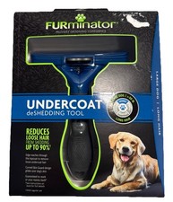 FURminator Undercoat deShedding Tool for Large Dogs With Long Hair