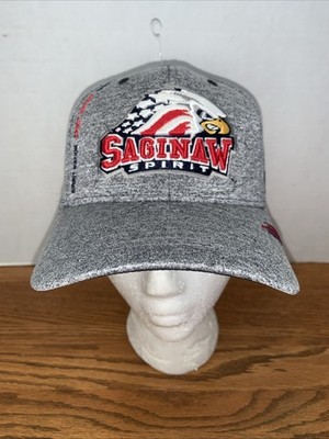 CHL Saginaw Spirit Canadian Hockey League Zephyr Gray Fitted Hat