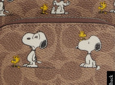 Coach X Peanuts Racer Sling Pack in Signature Canvas With Snoopy