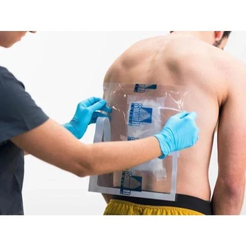 Cubierta grande para apósito para heridas de ducha 10' x 12' (paquete de 7) Foto 2 de 4