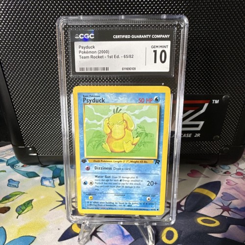 Psyduck (1st Edition) graded CGC 10 for sale on eBay