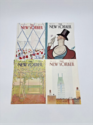 The New Yorker Magazine Covers 1982 LOT 4 COVERS ONLY September February March