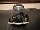 Vintage Tonka Black Volkswagen Beetle # 52680 Pressed Steel 1960’s