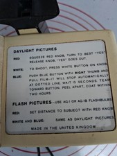 VINTAGE Polaroid 60s Swinger Land Camera Model 20 Retro Instant Film Untested