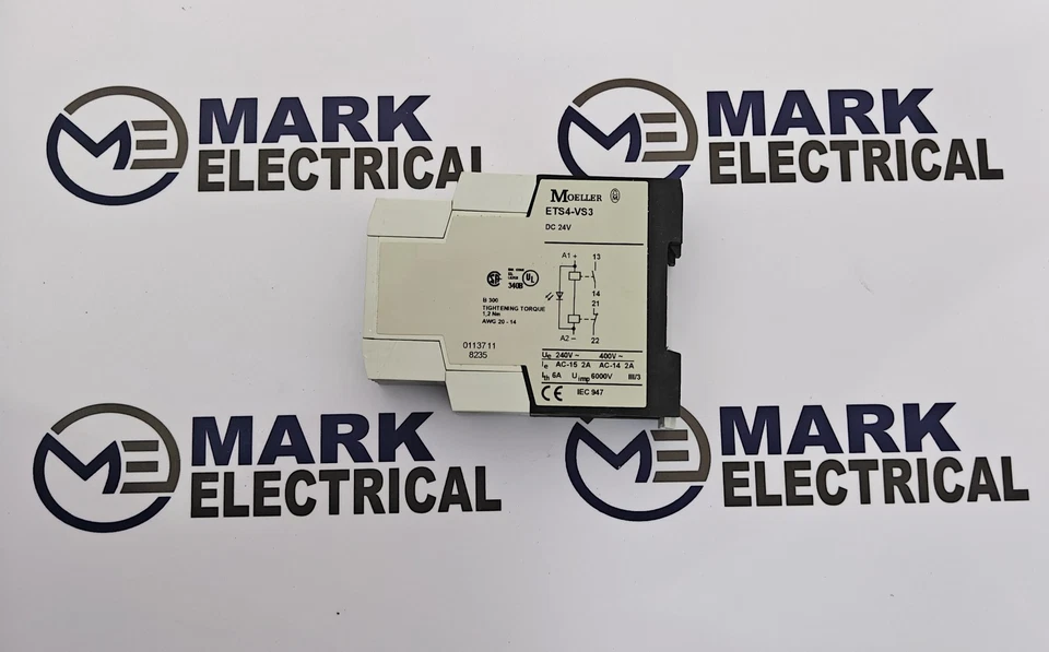 MÓDULO AMLIFICADOR PROTECCIÓN MOTOR EATON ETS4-VS3 VOLTAJE 24VDC ENVÍO RÁPIDO Foto 4 de 4