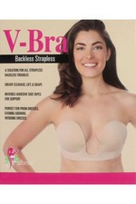 New Nude Backless Strapless Bra