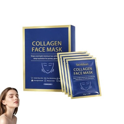 Skinklean Collagen Face Mask Deep Hydration Gentle Lightweight for All Skin Type