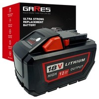 Akku FüR Milwaukee M18 Cdd M18 CDD-22C M18 CHIWF34 M18 Cid M18 Cpd 18V 12Ah