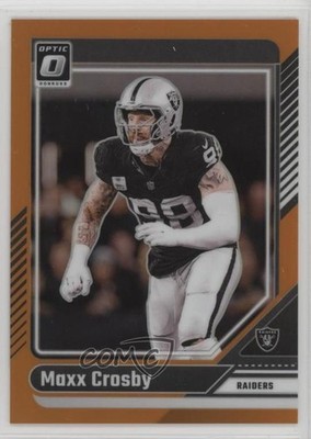 2024 Panini Donruss Optic Orange Prizm 67/249 Maxx Crosby #105 0i8b