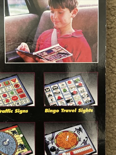Bingo Traffic Signs Travel Sights Magnetic Travel Games By Excalibur New CD Case - Picture 5 of 6