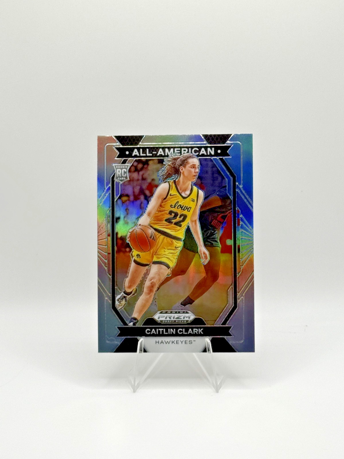 Caitlin Clark 2024-25 Panini Prizm Draft Picks All-American Prizms Silver #23 RC