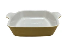Emile Henry France Square Baking Casserole Dish Stoneware Baker Yellow